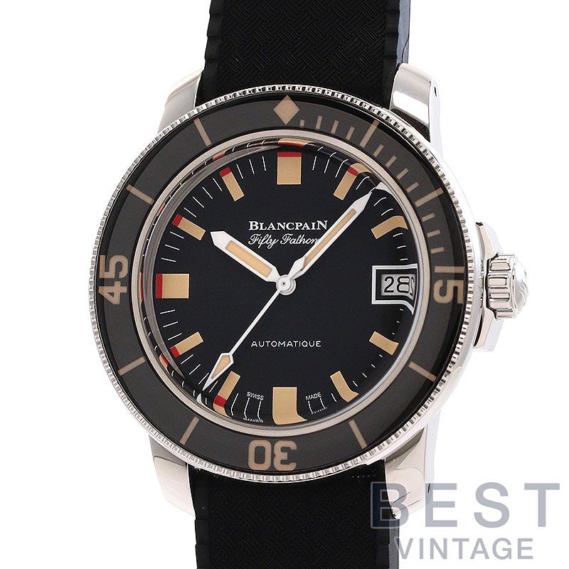 【中古】BLANCPAIN FIFTY FATHOMS BARAKUDA LIMITED EDITION ブランパン フィフティ ファゾムス バラクーダ リミテッドエディション 5008B-1130-B52A (5008B011030NB52A)