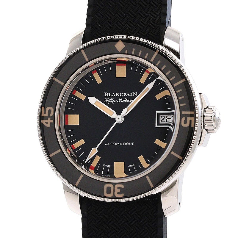 【中古】BLANCPAIN FIFTY FATHOMS BARAKUDA LIMITED EDITION ブランパン フィフティ ファゾムス バラクーダ リミテッドエディション 5008B-1130-B52A (5008B011030NB52A)