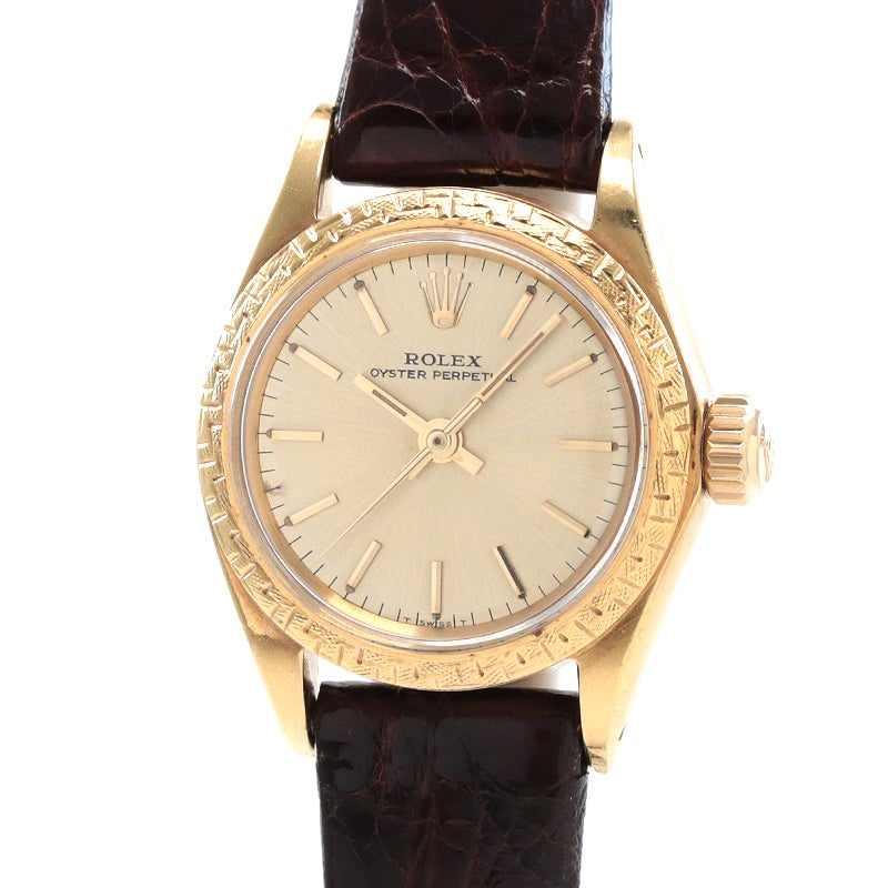 【中古】ROLEX OYSTER PERPETUAL LADY ロレックス オイスターパーペチュアル レディ 6802/8