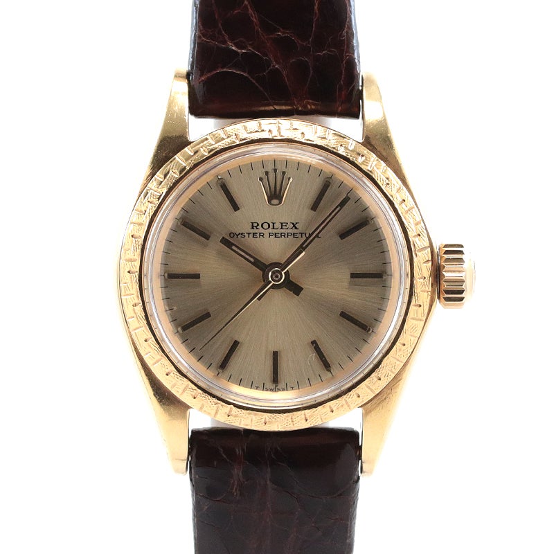 【中古】ROLEX OYSTER PERPETUAL LADY ロレックス オイスターパーペチュアル レディ 6802/8