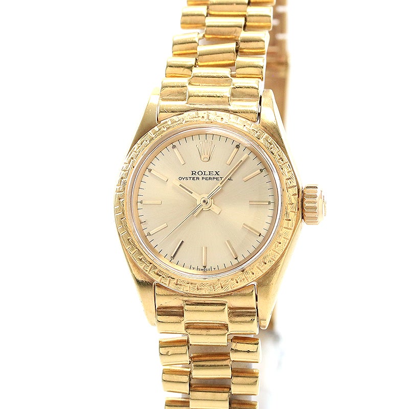 【中古】ROLEX OYSTER PERPETUAL LADY ロレックス オイスターパーペチュアル レディ 6802/8