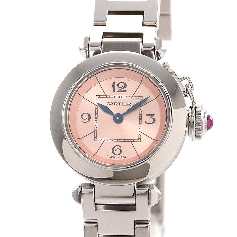 【中古】CARTIER MISS PASHA 27MM カルティエ ミス パシャ 27MM W3140008