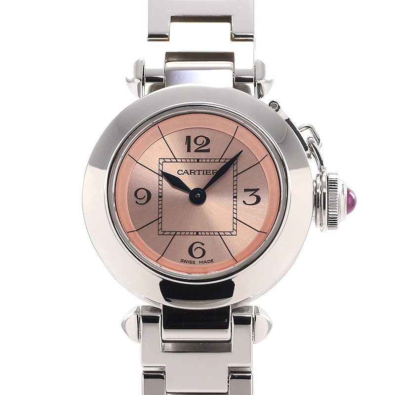 【中古】CARTIER MISS PASHA 27MM カルティエ ミス パシャ 27MM W3140008