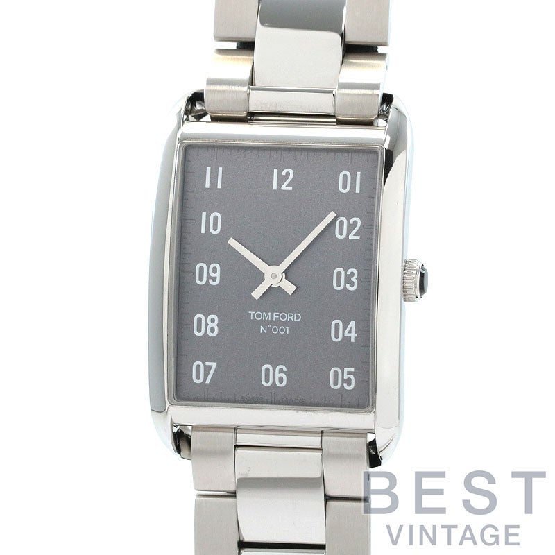 【中古】TOM FORD N.001 POLISHED GUNMETAL トムフォード N.001 ポリッシュド ガンメタル TF0120276936 (TFT001017)