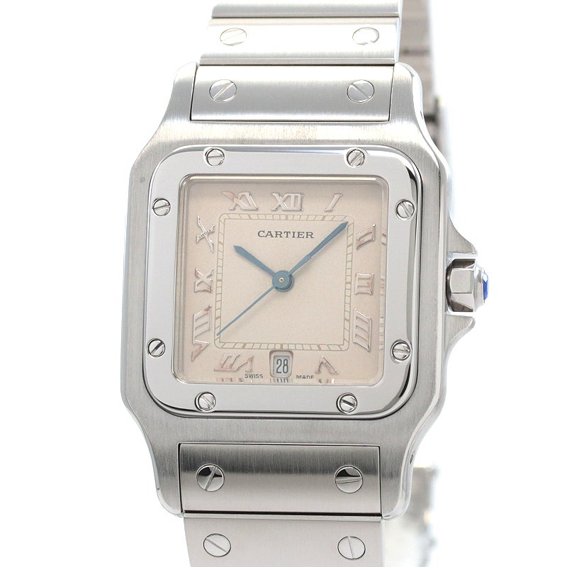 【中古】CARTIER SANTOS GALBEE LARGE MODEL カルティエ サントス ガルベ LM W20025D6