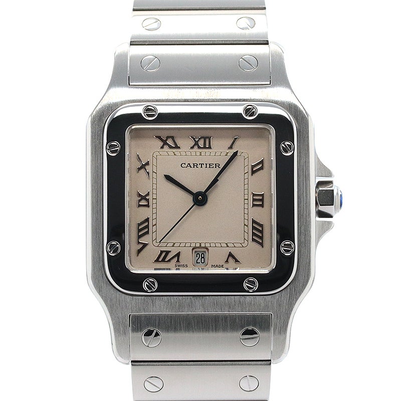 【中古】CARTIER SANTOS GALBEE LARGE MODEL カルティエ サントス ガルベ LM W20025D6