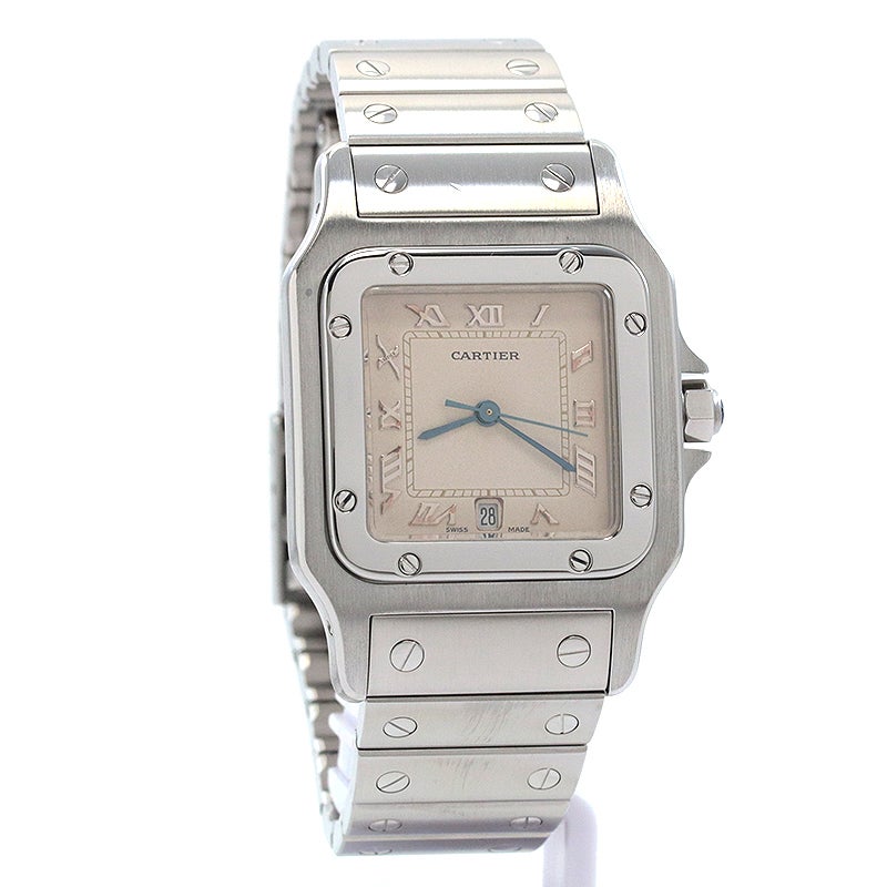 【中古】CARTIER SANTOS GALBEE LARGE MODEL カルティエ サントス ガルベ LM W20025D6