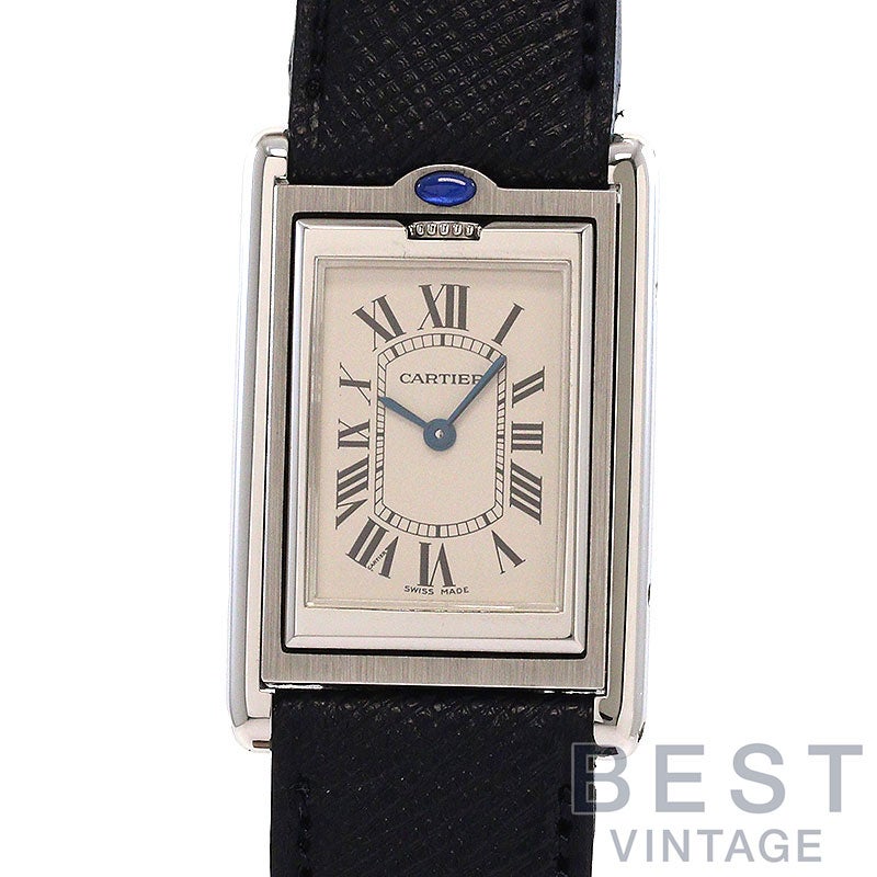 【中古】CARTIER TANK BASCULANTE MEDIUM MODEL カルティエ タンク バスキュラント MM W1011258