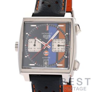 【中古】TAG HEUER HEUER MONACO CALIBRE 11 CHRONOGRAPH GULF SPECIAL EDITION タグ・ホイヤー ホイヤー モナコ キャリバー 11 クロノグラフ ガルフ スペシャルエディション CAW211R.FC6401