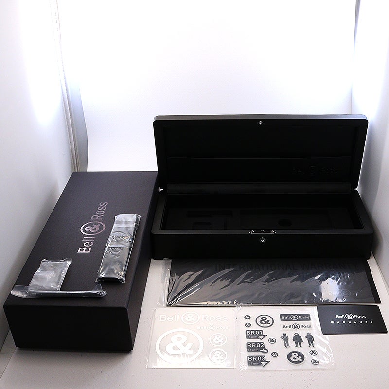 【中古】BELL & ROSS BR-03 BLACK MATTE ベル&ロス BR-03 ブラック マット BR03A-BL-CE/SRB