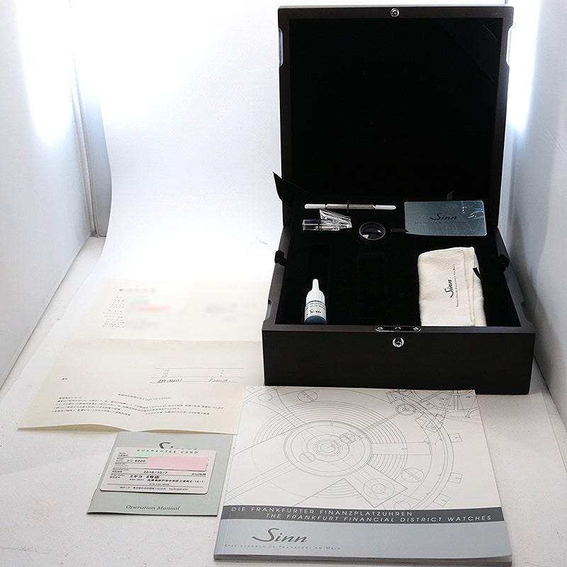 【中古】SINN FRANKFURT FINANCIAL DISTRICT WATCHES 6000 SERIES ジン フランクフルト ファイナンシャル ウォッチ 6000シリーズ 6000