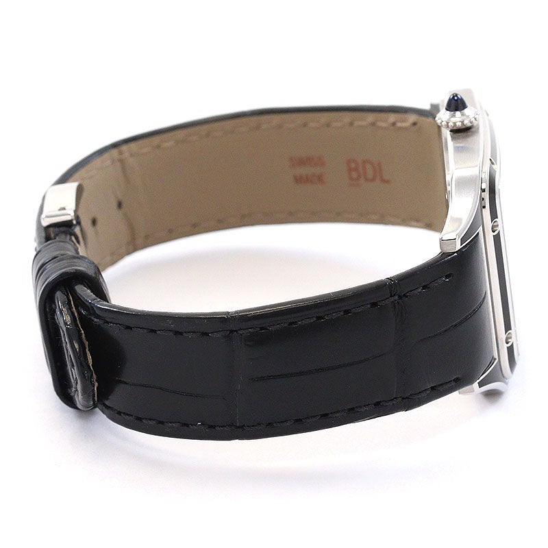 【中古】CARTIER SANTOS-DUMONT LARGE MODEL BLACK LACQUER カルティエ サントス デュモン LM ブラックラッカー WSSA0046
