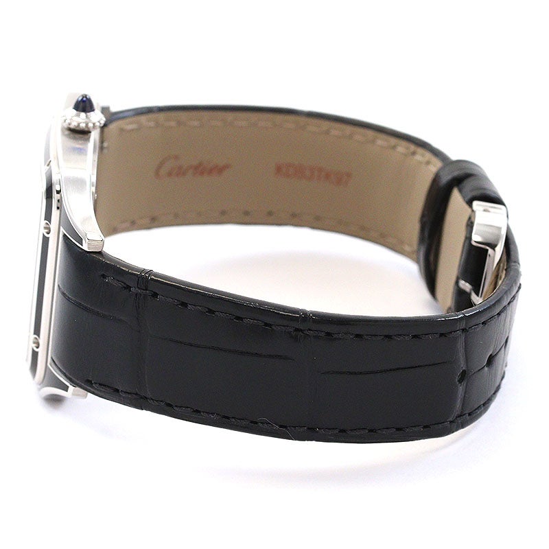 【中古】CARTIER SANTOS-DUMONT LARGE MODEL BLACK LACQUER カルティエ サントス デュモン LM ブラックラッカー WSSA0046