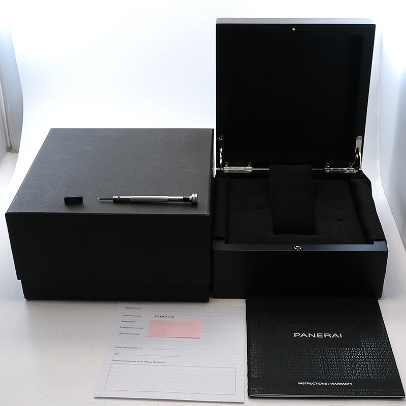 【中古】OFFICINE PANERAI LUMINOR MARINA PLATINUMTECH 44MM オフィチーネ・パネライ ルミノール マリーナ プラチナテック 44MM PAM01116