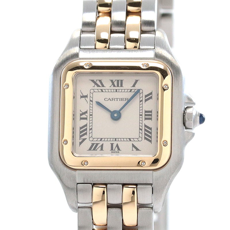 【中古】CARTIER PANTHERE CLASSIQUE ET FIGARO SMALL MODEL 2ROW カルティエ パンテール クラシック & フィガロ SM 2ロウ W25029B6