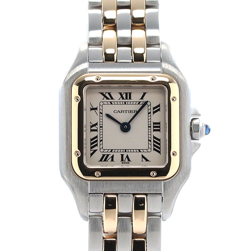 【中古】CARTIER PANTHERE CLASSIQUE ET FIGARO SMALL MODEL 2ROW カルティエ パンテール クラシック & フィガロ SM 2ロウ W25029B6