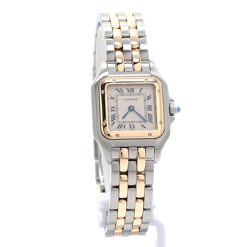 【中古】CARTIER PANTHERE CLASSIQUE ET FIGARO SMALL MODEL 2ROW カルティエ パンテール クラシック & フィガロ SM 2ロウ W25029B6