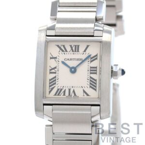 【中古】CARTIER TANK FRANCAISE SMALL MODEL カルティエ タンク フランセーズ SM W51008Q3