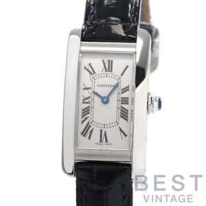 【中古】CARTIER TANK AMERICAINE SMALL MODEL カルティエ タンク アメリカン SM WSTA0016