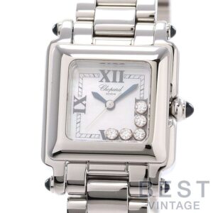 【中古】CHOPARD HAPPY SPORT SQUARE MINI ショパール ハッピースポーツ スクエア ミニ 278893-3006 (27/8893-23 / 8892)