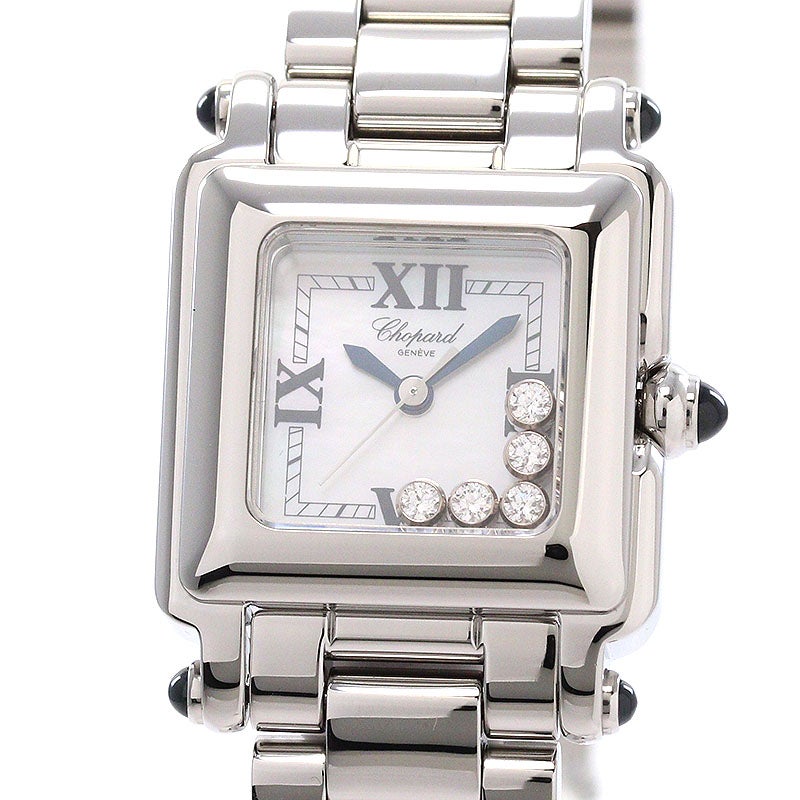 【中古】CHOPARD HAPPY SPORT SQUARE MINI ショパール ハッピースポーツ スクエア ミニ 278893-3006 (27/8893-23 / 8892)