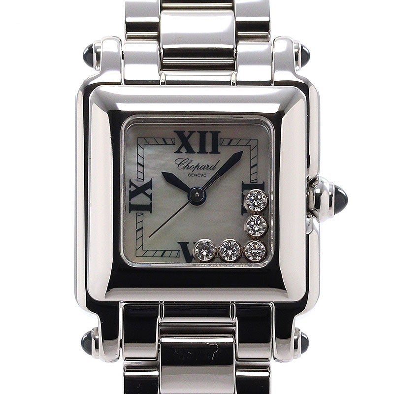 【中古】CHOPARD HAPPY SPORT SQUARE MINI ショパール ハッピースポーツ スクエア ミニ 278893-3006 (27/8893-23 / 8892)