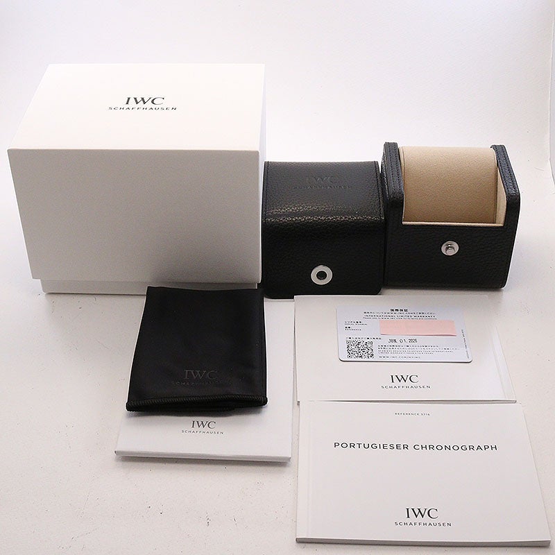 【中古】IWC PORTUGIESER CHRONOGRAPH CERATANIUM アイ・ダブリュー・シー ポルトギーゼ・クロノグラフ・セラタニウム IW371631