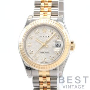 【中古】ROLEX OYSTER PERPETUAL LADY-DATEJUST 26 ロレックス オイスターパーペチュアル レディ デイトジャスト 26 179173G (M179173)