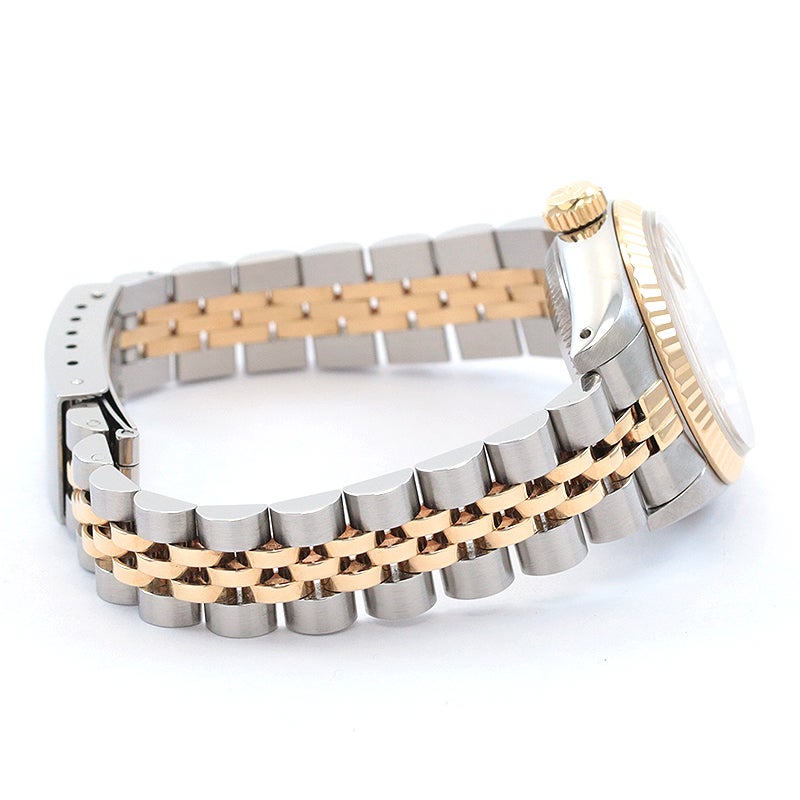 【中古】ROLEX OYSTER PERPETUAL LADY-DATEJUST 26 LINEN DIAL ロレックス オイスターパーペチュアル レディ デイトジャスト 26 リネンダイヤル M69173