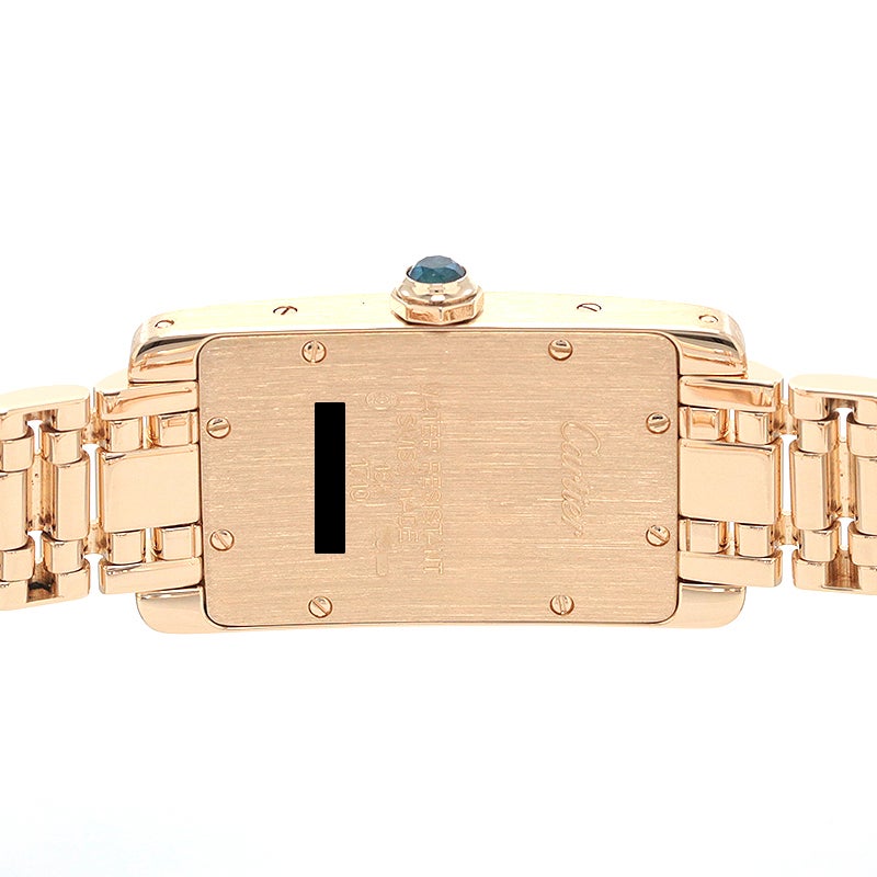 【中古】CARTIER TANK AMERICAINE SMALL MODEL カルティエ タンク アメリカン SM W26015K2