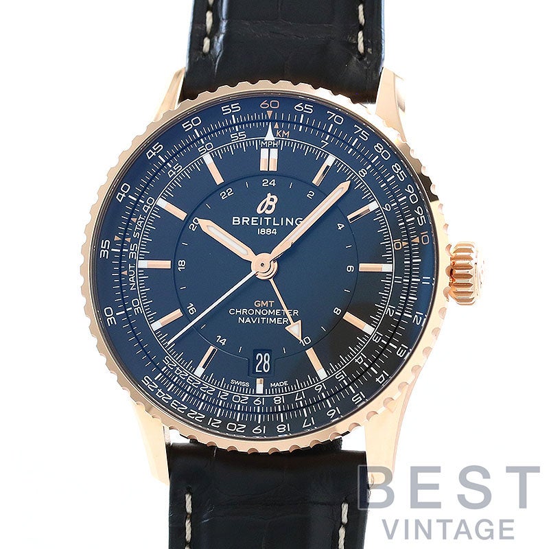 【中古】BREITLING NAVITIMER AUTOMATIC GMT 41 JAPAN LIMITED ブライトリング ナビタイマー オートマチック GMT 41 ジャパン リミテッド R323101A1B1P1