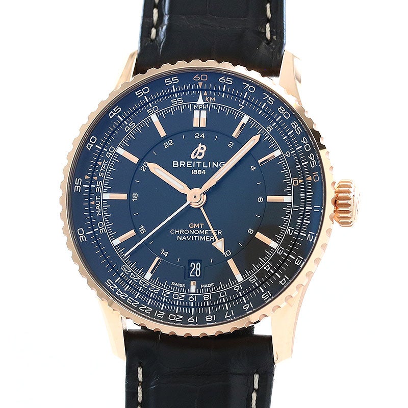 【中古】BREITLING NAVITIMER AUTOMATIC GMT 41 JAPAN LIMITED ブライトリング ナビタイマー オートマチック GMT 41 ジャパン リミテッド R323101A1B1P1