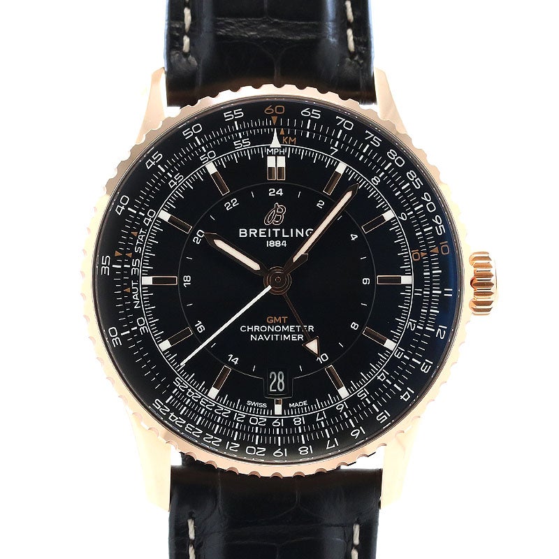 【中古】BREITLING NAVITIMER AUTOMATIC GMT 41 JAPAN LIMITED ブライトリング ナビタイマー オートマチック GMT 41 ジャパン リミテッド R323101A1B1P1