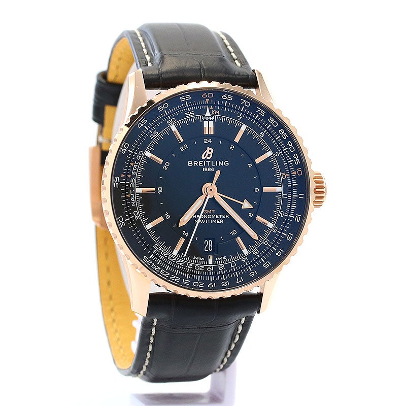 【中古】BREITLING NAVITIMER AUTOMATIC GMT 41 JAPAN LIMITED ブライトリング ナビタイマー オートマチック GMT 41 ジャパン リミテッド R323101A1B1P1