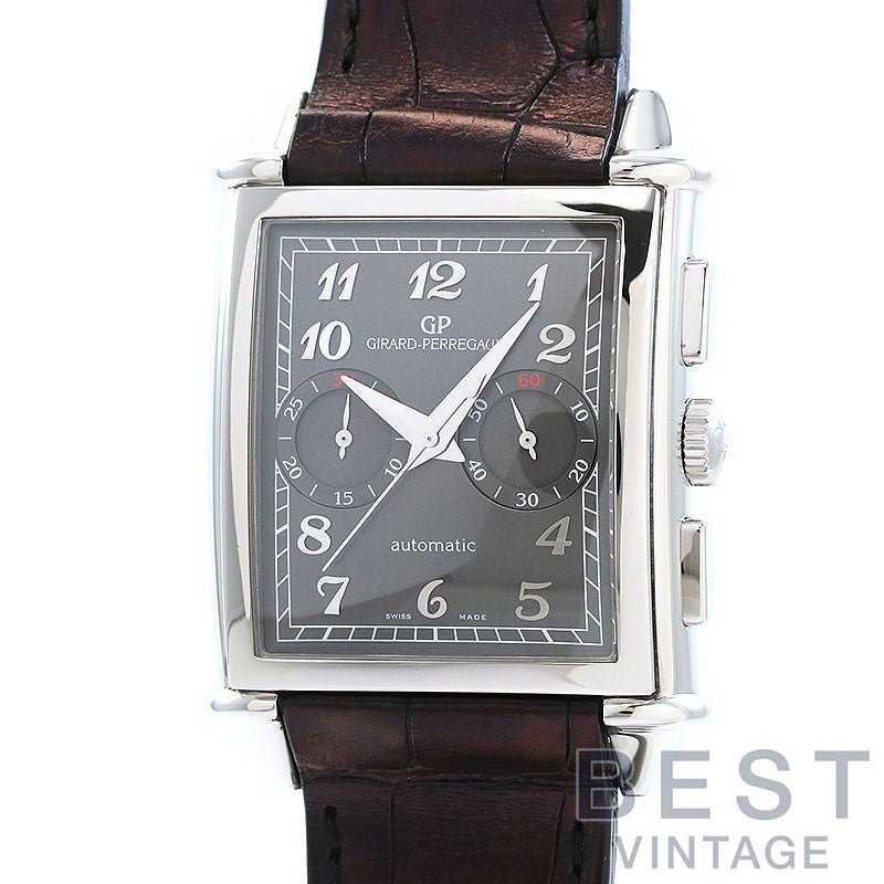 【中古】GIRARD-PERREGAUX VINTAGE 1945 XXL CHRONOGRAPH ジラール・ペルゴ ヴィンテージ 1945 XXL クロノグラフ 25883-11-221-BB6C