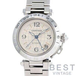 【中古】CARTIER PASHA C DE CARTIER MERIDIAN 35MM カルティエ パシャC ドゥ カルティエ メリディアン 35MM W31029M7