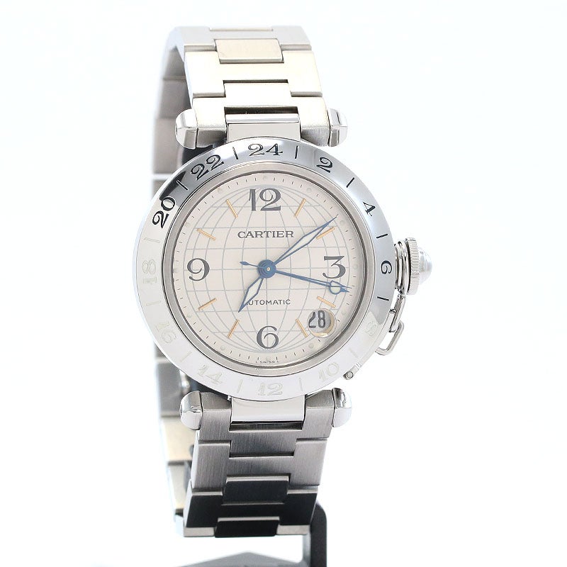 【中古】CARTIER PASHA C DE CARTIER MERIDIAN 35MM カルティエ パシャC ドゥ カルティエ メリディアン 35MM W31029M7