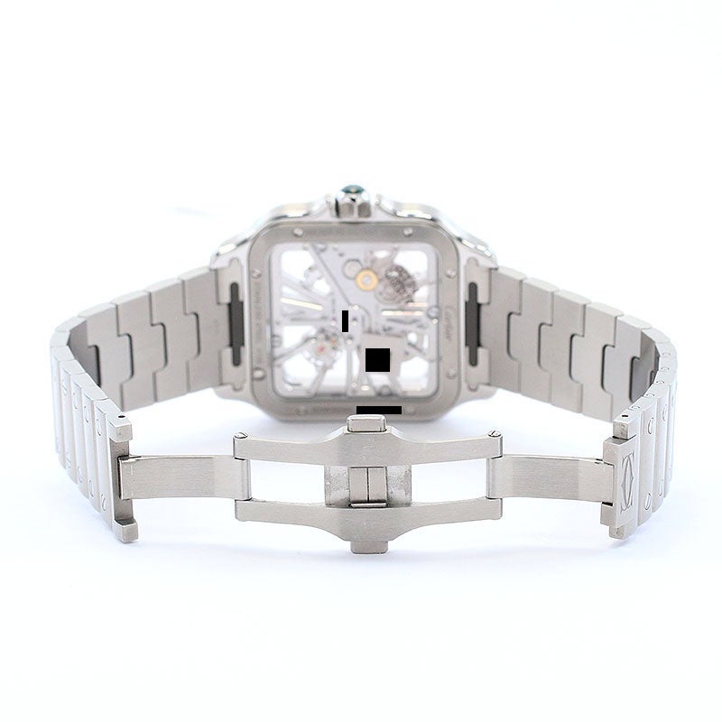 【中古】CARTIER SANTOS DE CARTIER SKELETON LARGE MODEL カルティエ サントス ドゥ カルティエ スケルトン LM WHSA0015