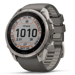GARMIN fenix 9 Pro inReach Dual Power 51mm Ti Pebble Gray ガーミン フェニックス 9 プロ インリーチ デュアルパワー 51mm Ti ペブルグレー 010-04339-11