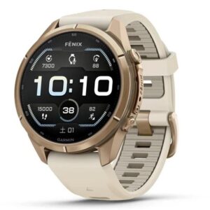 GARMIN fenix 9 Pro AMOLED 43mm Gold Ti Cream ガーミン フェニックス 9 プロ アモレッド 43mm ゴールド Ti クリーム 010-04335-69