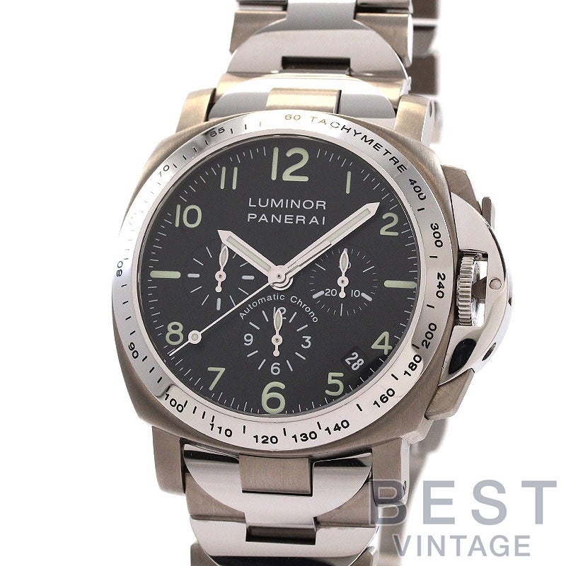 【中古】OFFICINE PANERAI LUMINOR CHRONO 40MM オフィチーネ・パネライ ルミノール クロノ 40MM PAM00072