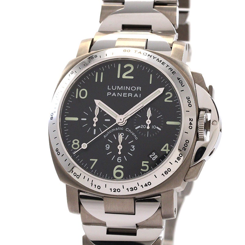 【中古】OFFICINE PANERAI LUMINOR CHRONO 40MM オフィチーネ・パネライ ルミノール クロノ 40MM PAM00072