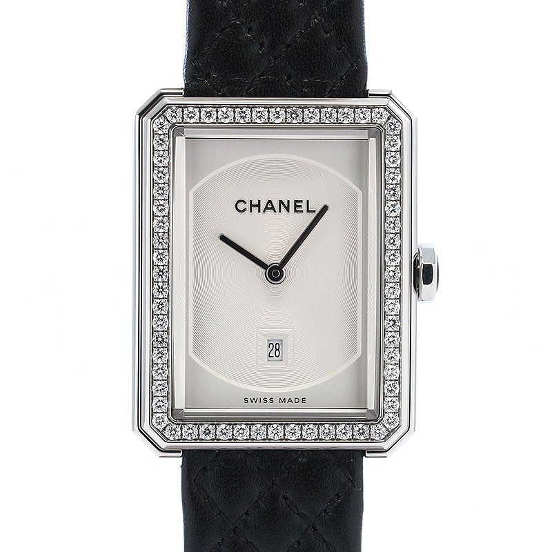 【中古】CHANEL BOY FRIEND WATCH MEDIUM VERSION シャネル ボーイフレンド ミディアムモデル H6402